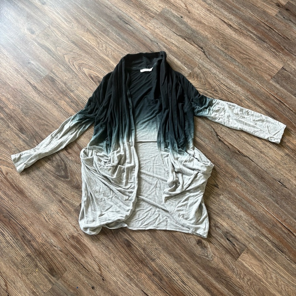 Paper Crane Black Textured Top